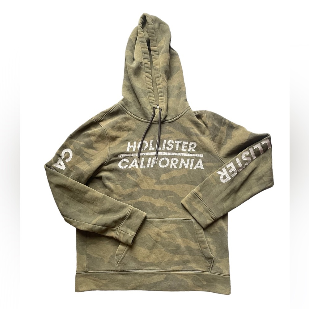 Hollister camo hoodie